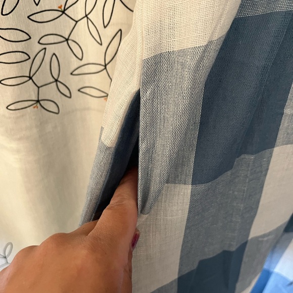 Polagram NWOT gingham buttton front dress size large - Picture 3 of 5